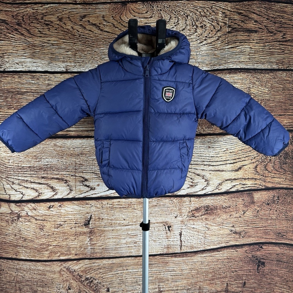 Toddler Sport Golf Blue Winter/Snow Puffer Jacket Size 2 T - Picture 1 of 8
